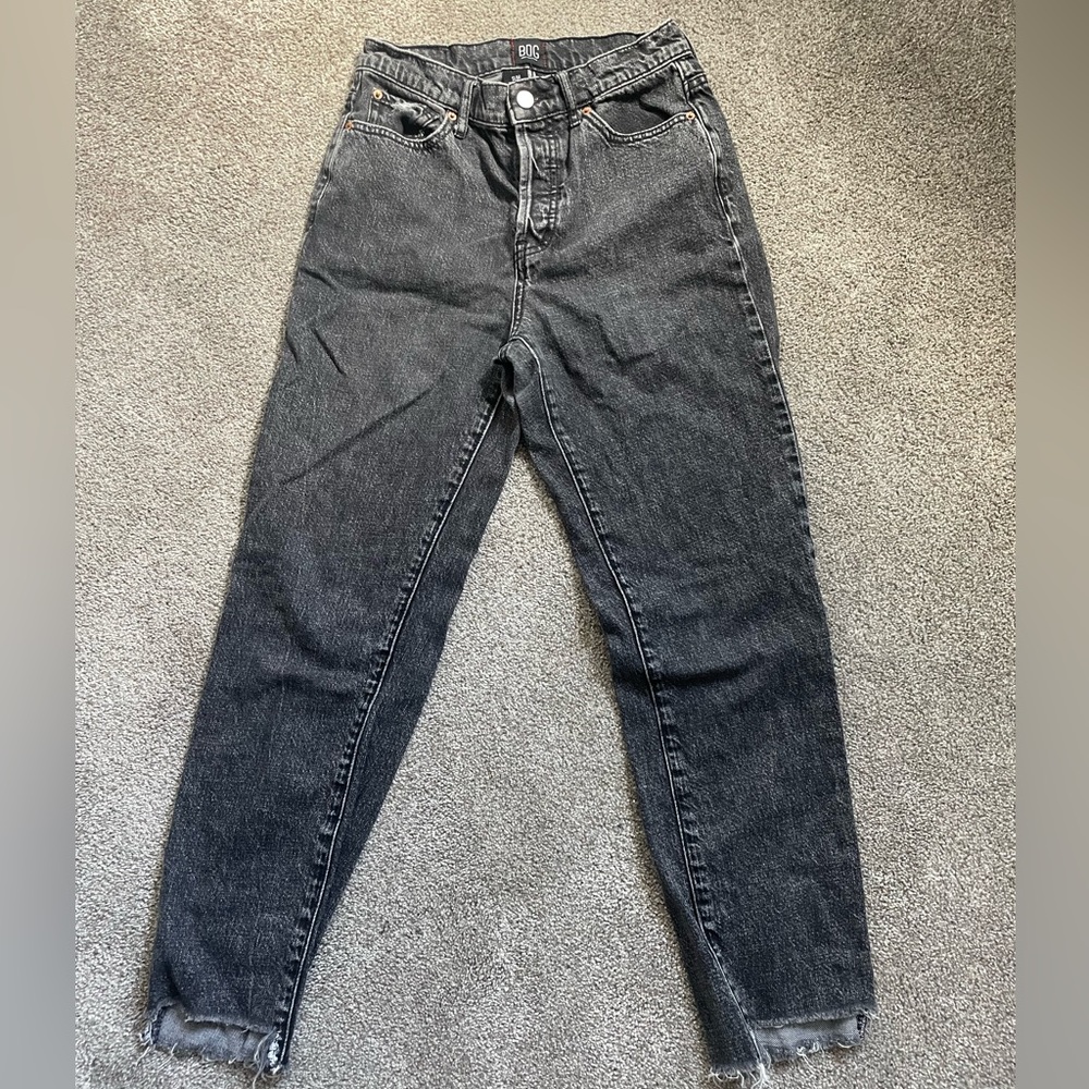Urban outfitters black wash slim straight jeans!